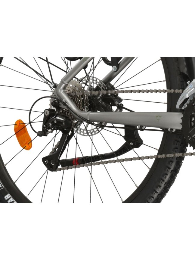 KROSS Hexagon 4.0 EQ / Grey-Green Gloss / kalnų (MTB) dviratis (27.5") 9