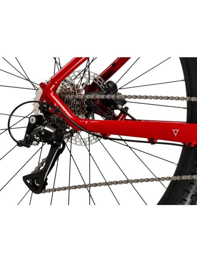 KROSS Hexagon 4.0 red-sil g kalnų (MTB) dviratis (27.5") MY25 8