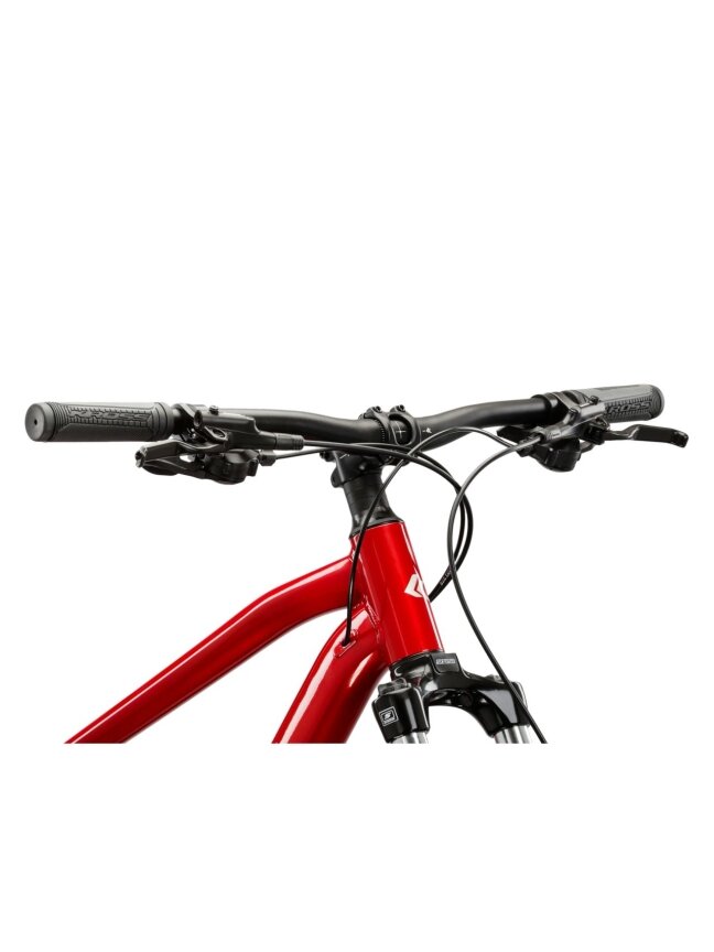 KROSS Hexagon 4.0 / Red-Silver Gloss / kalnų dviratis (29") 3