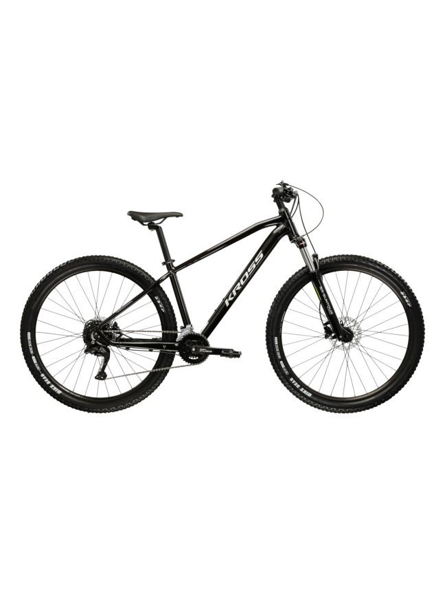 KROSS Hexagon 5.0 / Black-Silver Gloss / kalnų dviratis (29")