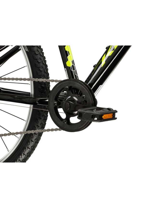KROSS Hexagon JR 24 MY26 / Black-Yellow Gloss / vaikiškas dviratis (24") 5