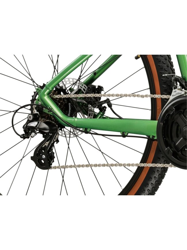 KROSS Hexagon X200 MY26 / Green-Green Gloss / kalnų (MTB) dviratis (27.5") 6 KROSS Hexagon X200 MY26 / Green-Green Gloss / kalnų (MTB) dviratis (27.5") 6