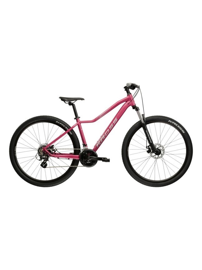 KROSS Lea 2.0 D MY26 / Pink-Silver Gloss / moteriškas kalnų (MTB) dviratis (29")
