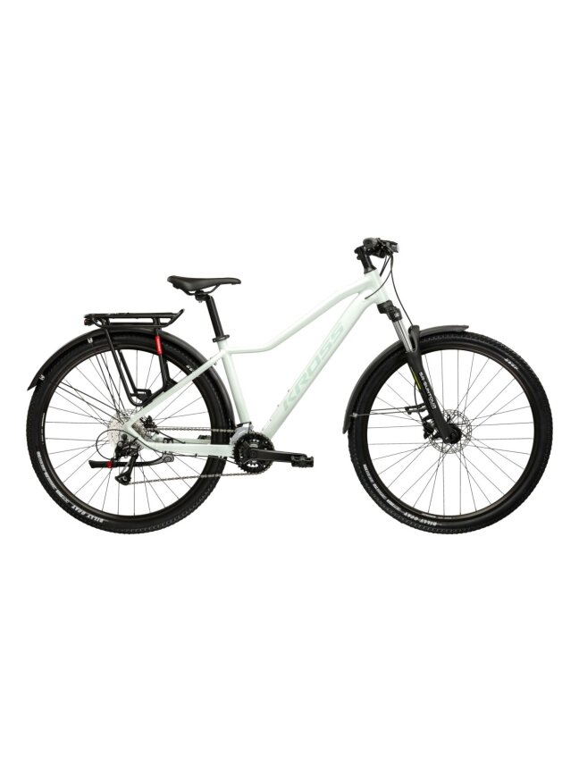 KROSS Lea 4.0 EQ D MY26 / Mint-Silver Blue Matte / moteriškas kalnų (MTB) dviratis (27.5")