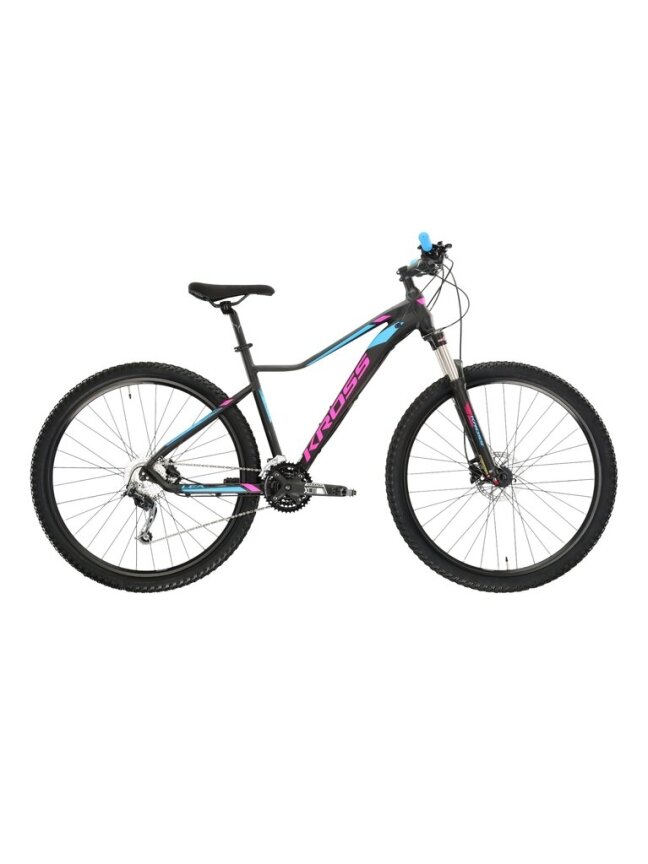 Kross Lea 8.0 bla-pin-blu m moteriškas kalnų dviratis (27.5") Kross Lea 8.0 bla-pin-blu m moteriškas kalnų dviratis (27.5")