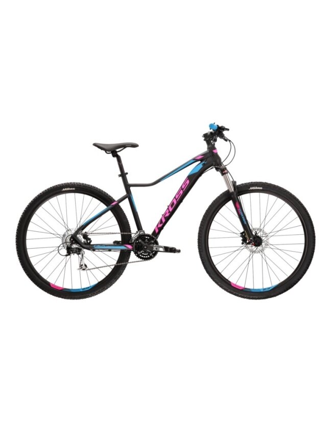 KROSS Lea 8.0 D bla-pin-blu m moteriškas kalnų (MTB) dviratis (29")