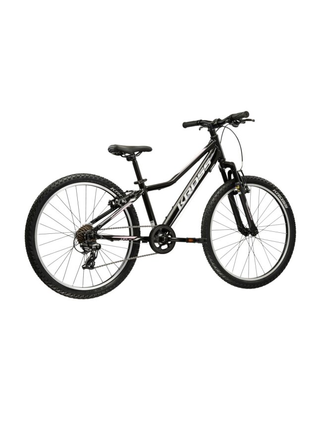 KROSS Lea JR 24 D MY26 / Black-Silver Glossy / mergaitiškas vaikiškas dviratis (24") 2 KROSS Lea JR 24 D MY26 / Black-Silver Glossy / mergaitiškas vaikiškas dviratis (24") 2