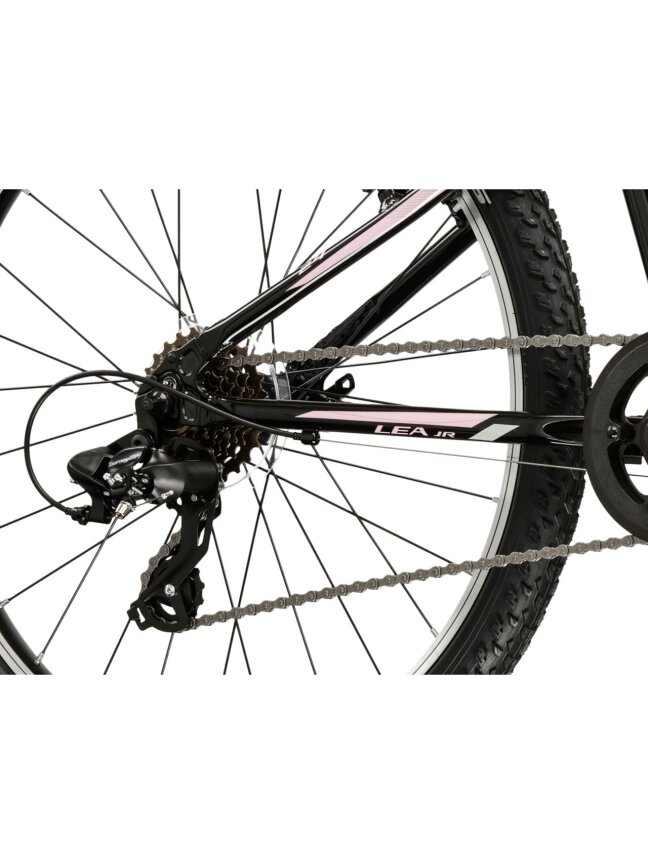 KROSS Lea JR 24 D MY26 / Black-Silver Glossy / mergaitiškas vaikiškas dviratis (24") 6 KROSS Lea JR 24 D MY26 / Black-Silver Glossy / mergaitiškas vaikiškas dviratis (24") 6