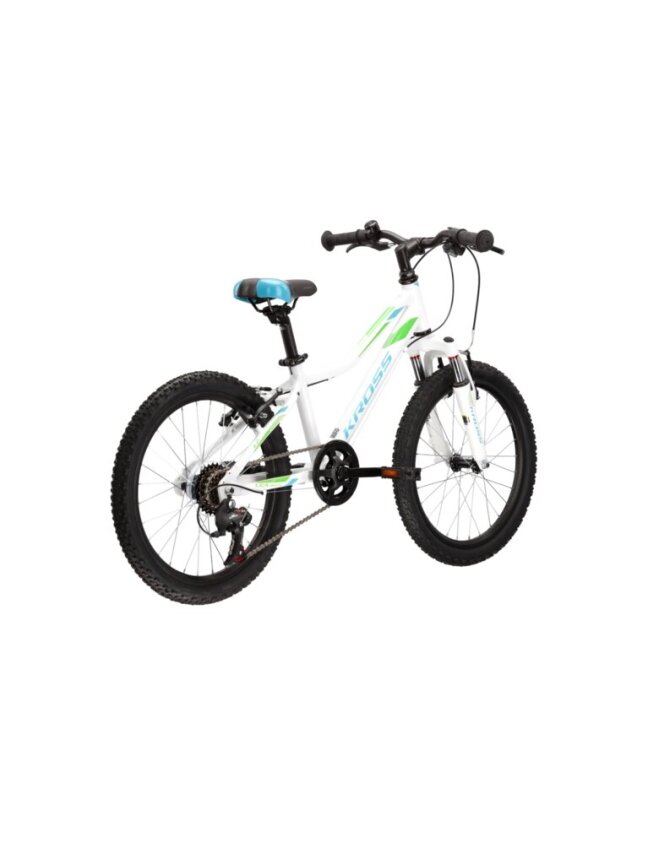 KROSS Lea Mini 2.0 SR whi-blu-gre g Vaikiškas kalnų dviratis (20") 2