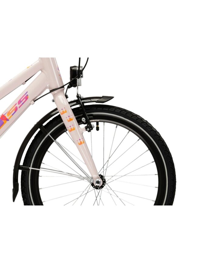 KROSS Lea Mini 3.0 EQ D / Pink Gloss / mergaitiškas vaikiškas dviratis (20") 4 KROSS Lea Mini 3.0 EQ D / Pink Gloss / mergaitiškas vaikiškas dviratis (20") 4