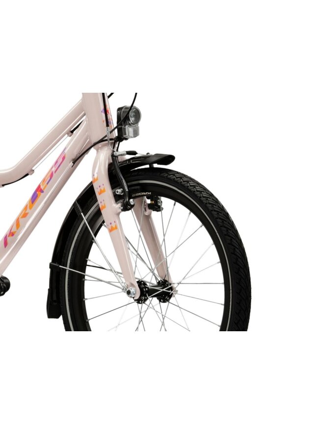 KROSS Lea Mini 3.0 EQ D / Pink Gloss / mergaitiškas vaikiškas dviratis (20") 5