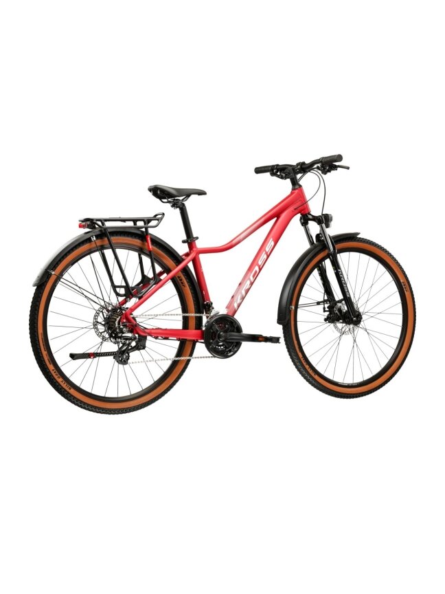 KROSS Lea X200 EQ D MY26 / Pink-Silver Matte / moteriškas kalnų (MTB) dviratis (27.5") 1 KROSS Lea X200 EQ D MY26 / Pink-Silver Matte / moteriškas kalnų (MTB) dviratis (27.5") 1