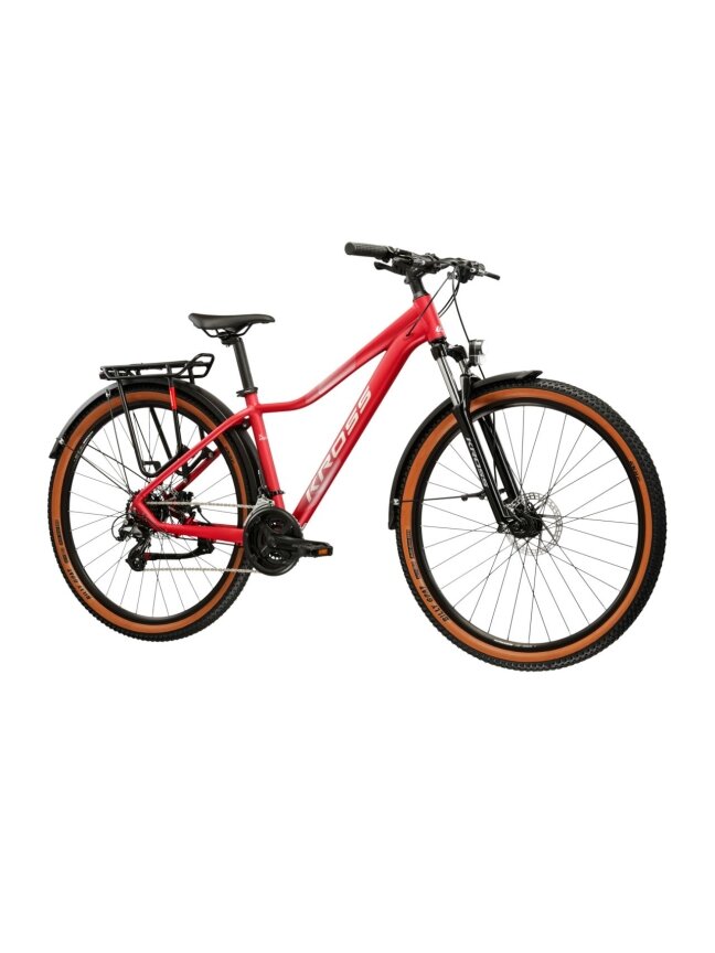 KROSS Lea X200 EQ D MY26 / Pink-Silver Matte / moteriškas kalnų (MTB) dviratis (27.5") 2