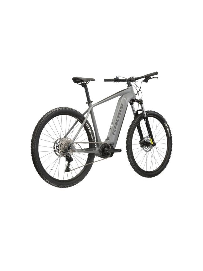 KROSS Level Boost 1.0 504 Wh gry-bla m elektrinis kalnų (MTB) dviratis (29") 2