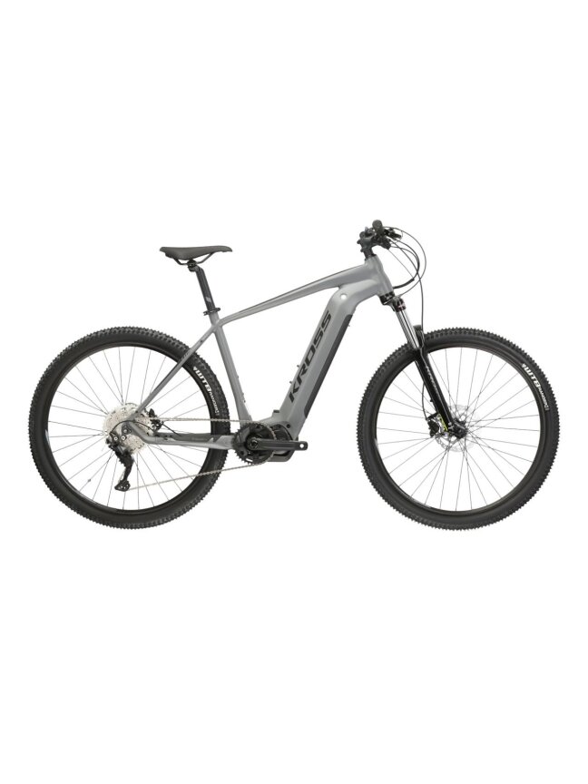 KROSS Level Boost 1.0 504 Wh gry-bla m elektrinis kalnų (MTB) dviratis (29")