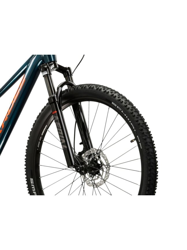 KROSS Level JR 5.0 / Turquise-Orange Gloss / vaikiškas dviratis (26") MY25 4