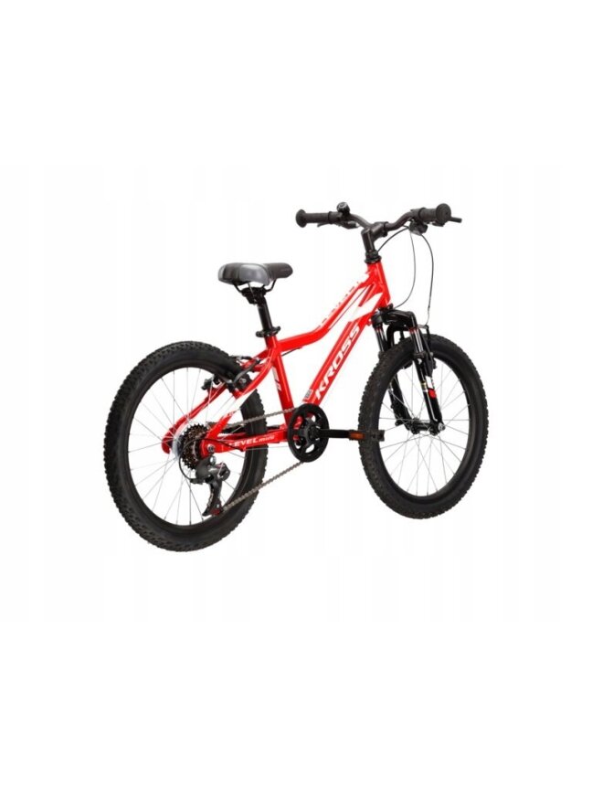 KROSS Level Mini 2.0 red-bl-whi vaikiškas dviratis (20") 1