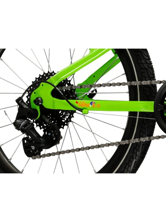 KROSS Level Mini 3.0 Light / Green-Orange Gloss / vaikiškas dviratis (20") 5 KROSS Level Mini 3.0 Light / Green-Orange Gloss / vaikiškas dviratis (20") 5