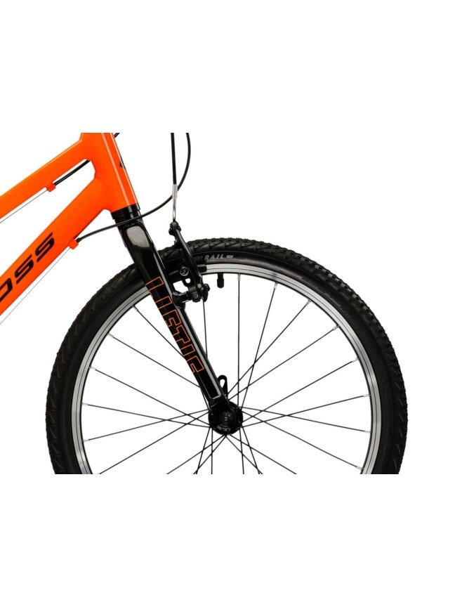 KROSS Liftie 20 U / Orange - Black Gloss / lengvas vaikiškas dviratis (20") 4