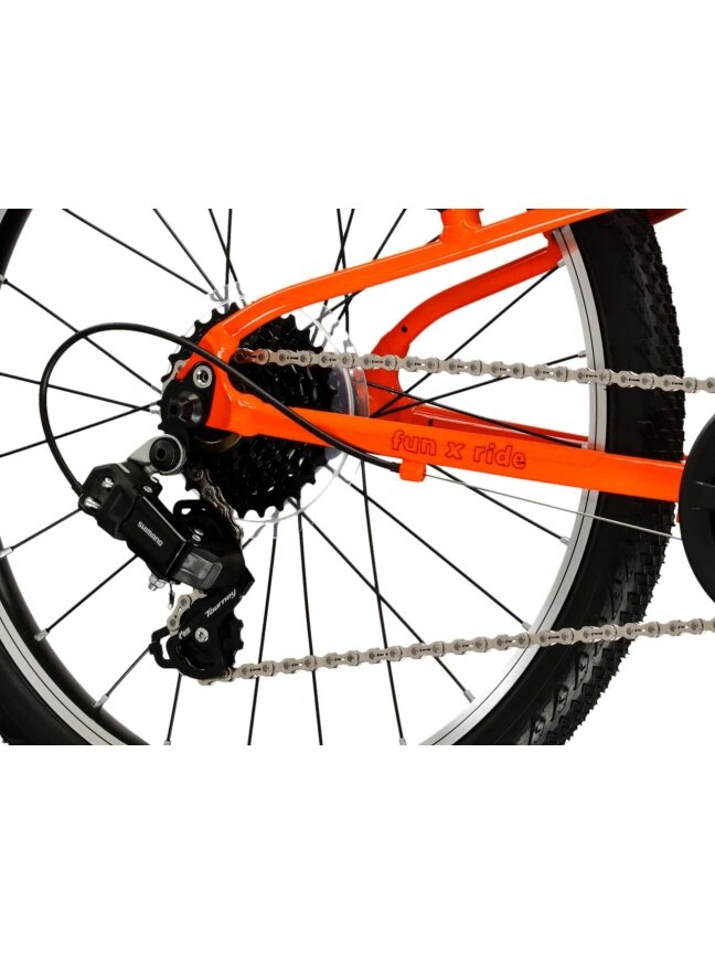 KROSS Liftie 20 U / Orange - Black Gloss / lengvas vaikiškas dviratis (20") 6