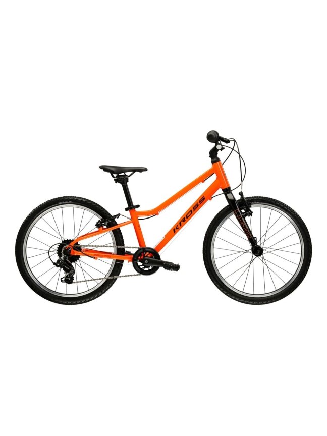 KROSS Liftie 20 U / Orange - Black Gloss / lengvas vaikiškas dviratis (20")