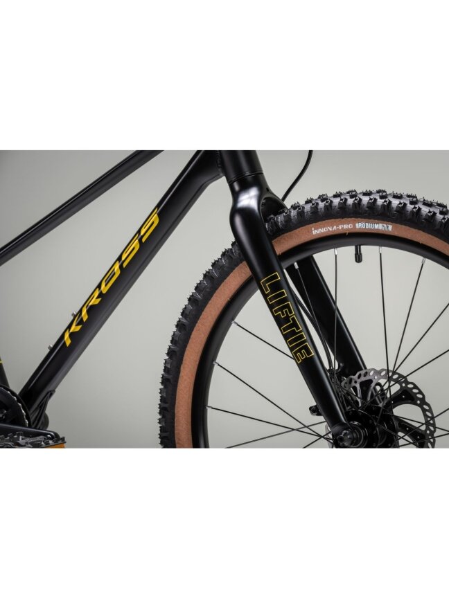 KROSS Liftie 24 X MY26 / Black-Yellow Matt / lengvas vaikiškas dviratis (24") 12 KROSS Liftie 24 X MY26 / Black-Yellow Matt / lengvas vaikiškas dviratis (24") 12