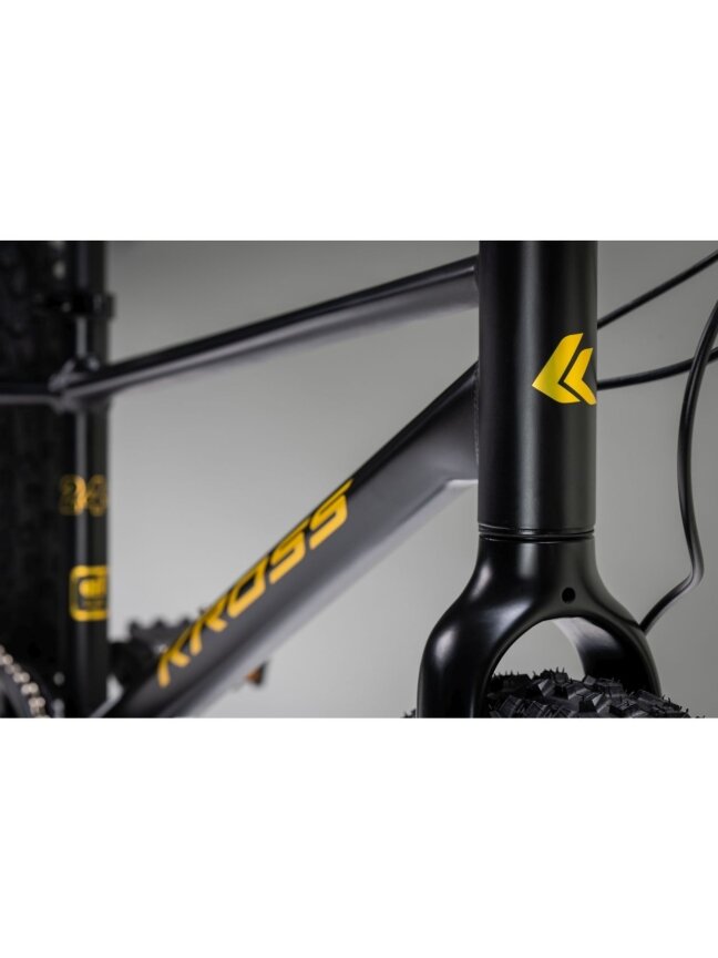 KROSS Liftie 24 X MY26 / Black-Yellow Matt / lengvas vaikiškas dviratis (24") 15 KROSS Liftie 24 X MY26 / Black-Yellow Matt / lengvas vaikiškas dviratis (24") 15