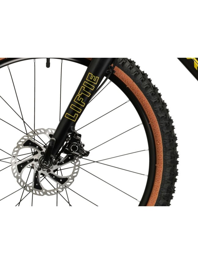 KROSS Liftie 24 X MY26 / Black-Yellow Matt / lengvas vaikiškas dviratis (24") 5 KROSS Liftie 24 X MY26 / Black-Yellow Matt / lengvas vaikiškas dviratis (24") 5