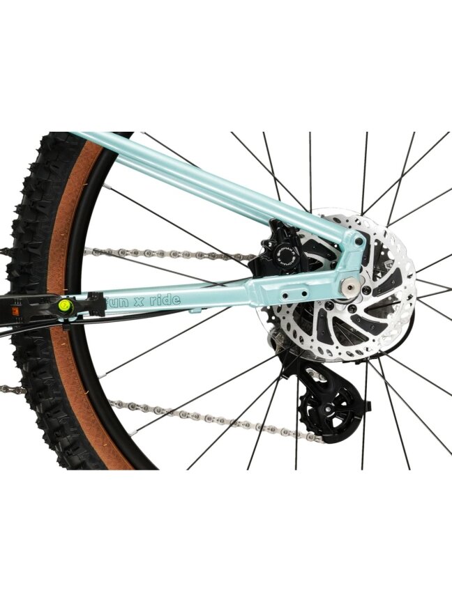 KROSS Liftie 24 X MY26 / Turquoise-Black Gloss / lengvas vaikiškas dviratis (24") 8 KROSS Liftie 24 X MY26 / Turquoise-Black Gloss / lengvas vaikiškas dviratis (24") 8