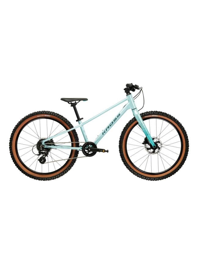 KROSS Liftie 24 X MY26 / Turquoise-Black Gloss / lengvas vaikiškas dviratis (24") KROSS Liftie 24 X MY26 / Turquoise-Black Gloss / lengvas vaikiškas dviratis (24")
