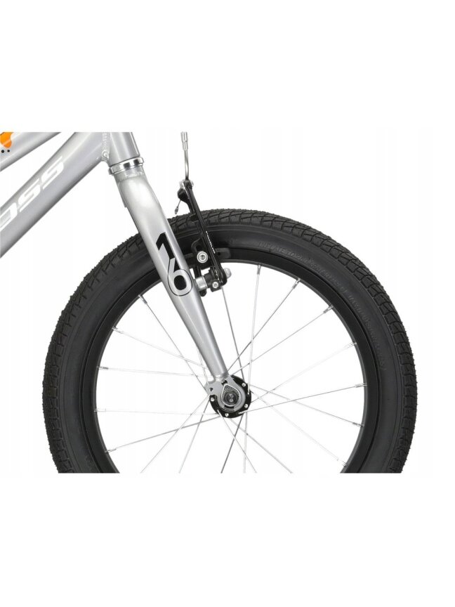 KROSS Racer 4.0 sil-whi-ora g vaikiškas dviratis (16") 8