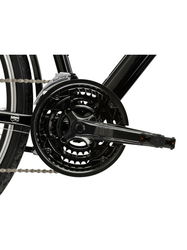 KROSS Trans 1.0 / Black-Grey Gloss / miesto dviratis (28") 10