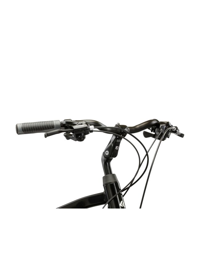KROSS Trans 1.0 D / Black-Silver Gloss / miesto dviratis (28") MY26 3