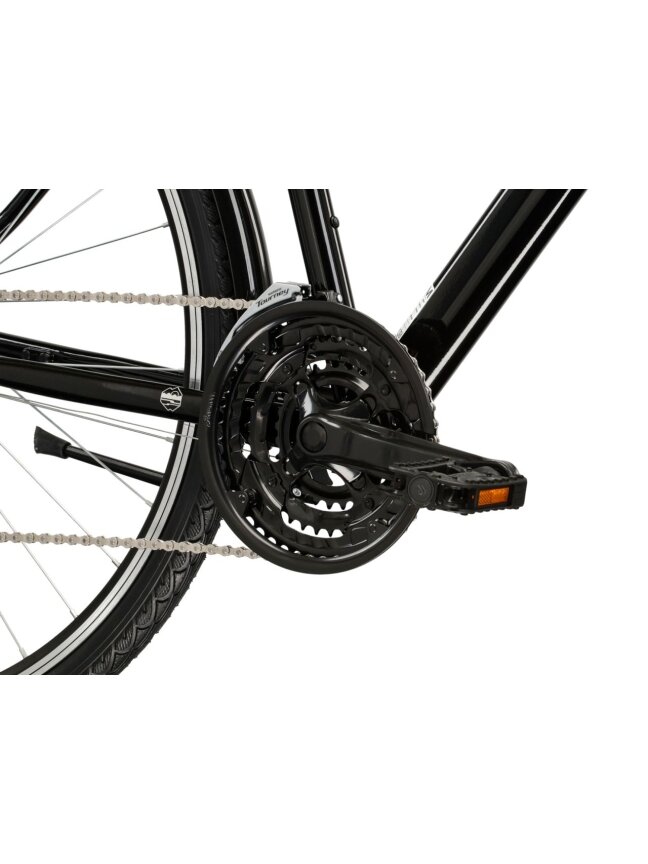 KROSS Trans 1.0 D / Black-Silver Gloss / miesto dviratis (28") MY26 7