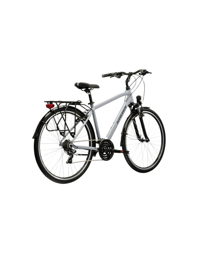 KROSS Trans 1.0 / Grey-Black Gloss / miesto dviratis (28") 2 KROSS Trans 1.0 / Grey-Black Gloss / miesto dviratis (28") 2