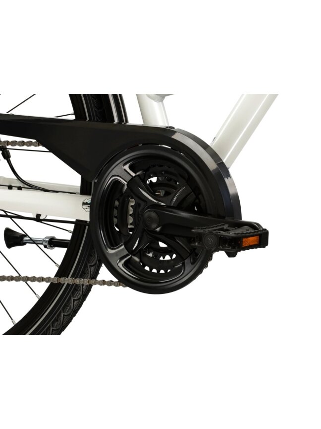 KROSS Trans 3.0 D MY26 / Pearl-Black Glossy / moteriškas miesto dviratis (28") 8