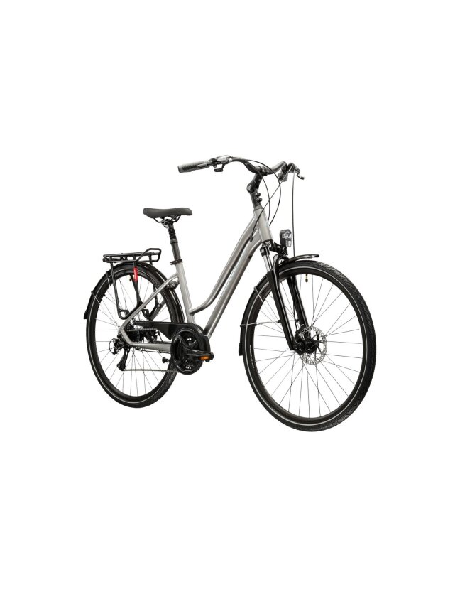 KROSS Trans 3.0 D sil-dog g moteriškas miesto dviratis (28") MY25 1