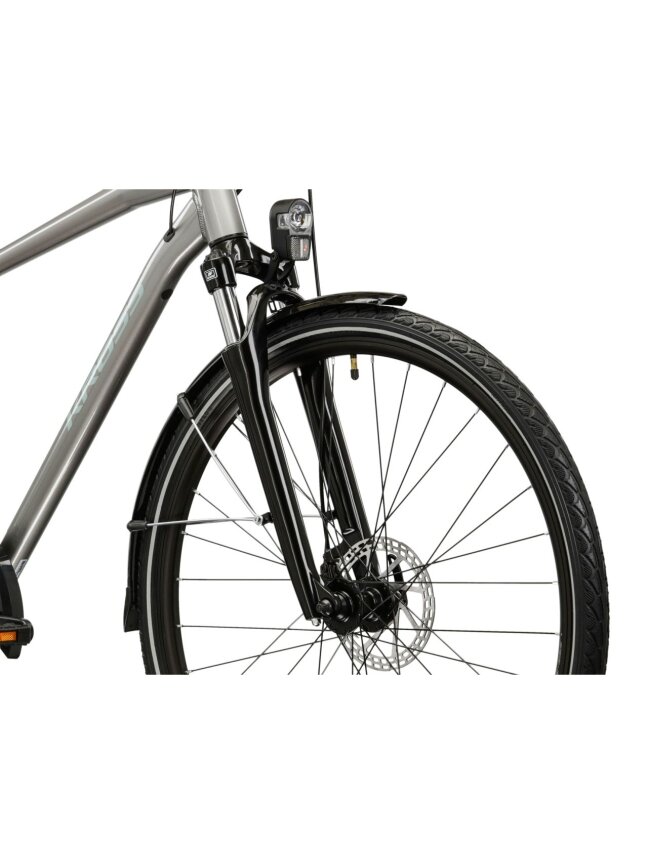 KROSS Trans 3.0 / Silver-Silver Blue Gloss / miesto dviratis (28") MY26 4