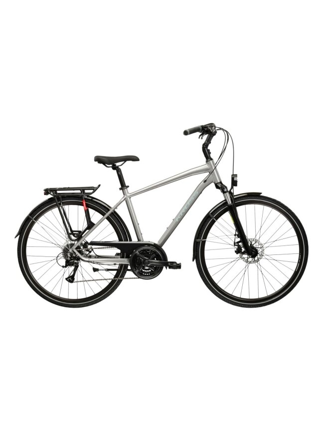 KROSS Trans 3.0 / Silver-Silver Blue Gloss / miesto dviratis (28") MY26