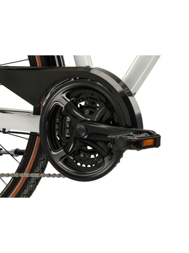 KROSS Trans 3.0 ULT.RA D / White Holo Gloss / moteriškas miesto dviratis (28") 11