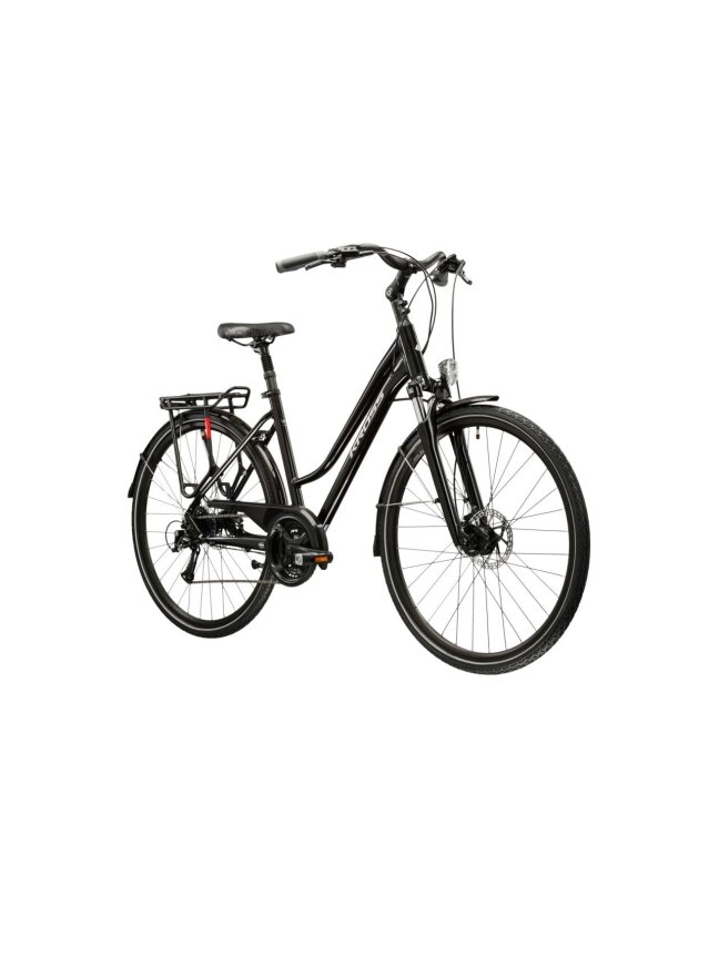KROSS Trans 4.0 D / Black-Silver Gloss / moteriškas miesto dviratis (28") MY25 1 KROSS Trans 4.0 D / Black-Silver Gloss / moteriškas miesto dviratis (28") MY25 1