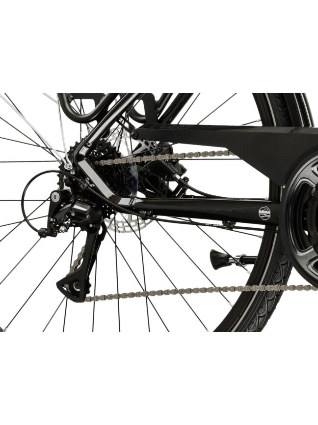 KROSS Trans 4.0 D / Black-Silver Gloss / moteriškas miesto dviratis (28") MY25 8 KROSS Trans 4.0 D / Black-Silver Gloss / moteriškas miesto dviratis (28") MY25 8
