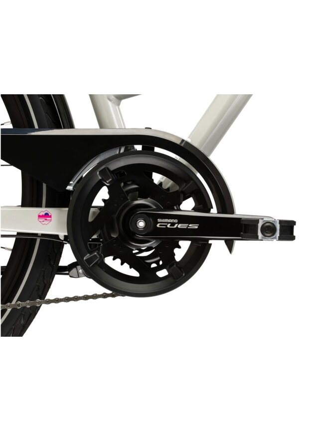 KROSS Trans 5.0 D gry-pin g moteriškas miesto dviratis (28") N 11