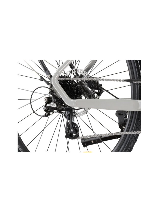 KROSS Trans Hybrid LS 2.0 561 Wh gry g elektrinis miesto dviratis (28") 7