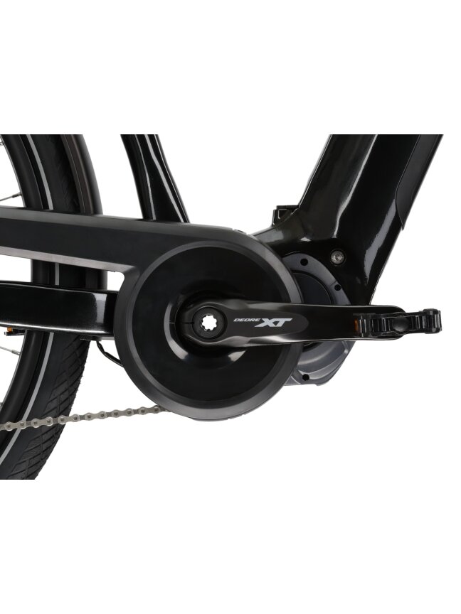 KROSS Trans Hybrid Prestige / 630 Wh / Black-Silver Gloss / elektrinis miesto dviratis (28") 11