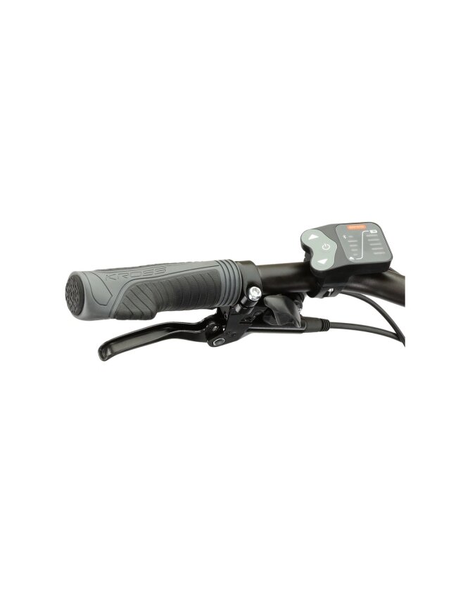 KROSS Trans Hybrid ZZ 522Wh bro-gry m elektrinis miesto dviratis (28") 14