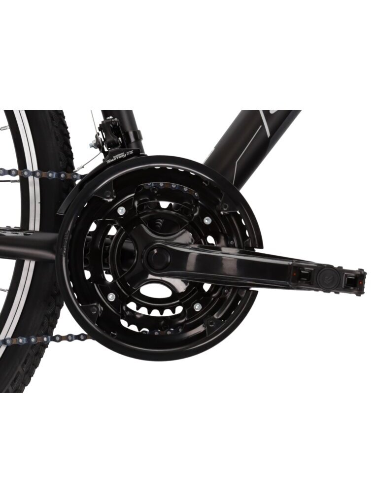 KROSS Evado 2.0 / Black-Blue Gloss / hibridinis dviratis (28") 5
