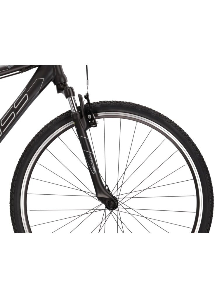 KROSS Evado 2.0 / Black-Blue Gloss / hibridinis dviratis (28") 7