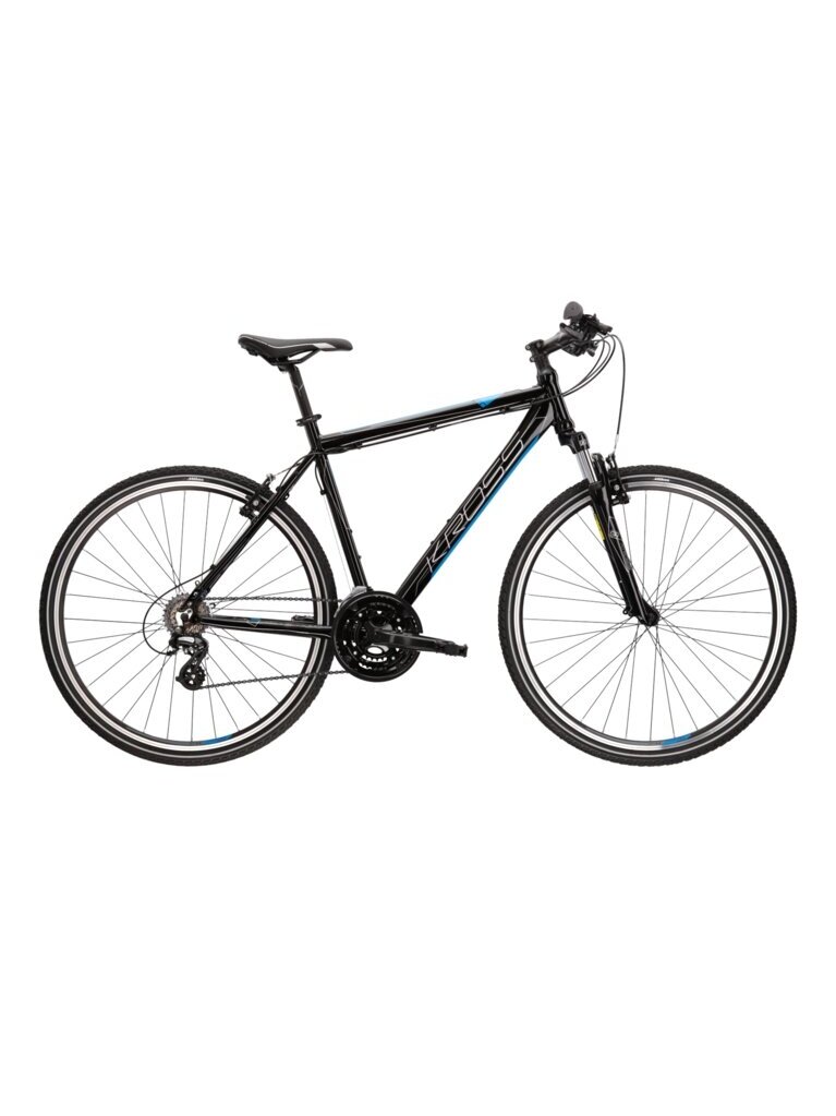 KROSS Evado 2.0 / Black-Blue Gloss / hibridinis dviratis (28") KROSS Evado 2.0 / Black-Blue Gloss / hibridinis dviratis (28")
