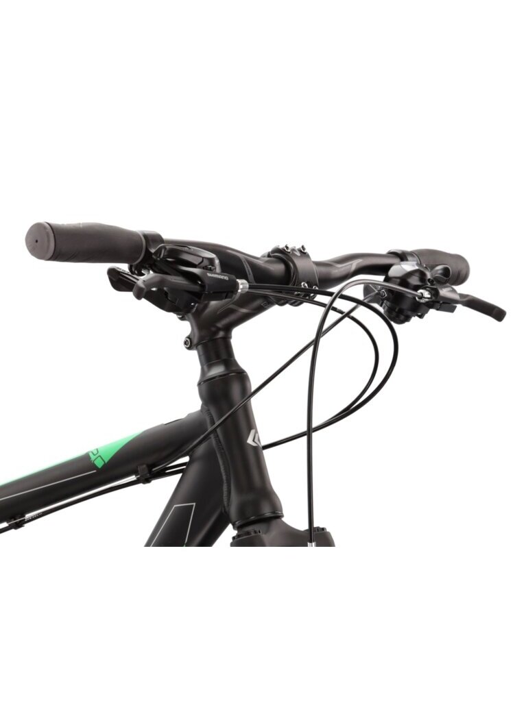 KROSS Evado 2.0 / Black-Green Matte / hibridinis dviratis (28") 2 KROSS Evado 2.0 / Black-Green Matte / hibridinis dviratis (28") 2